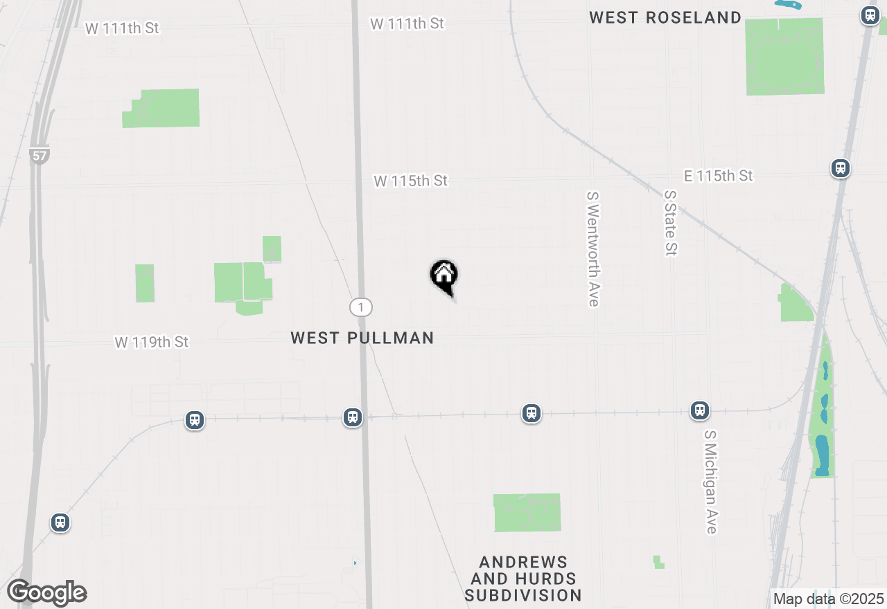 Map of 11809 S Wallace Street, Chicago, IL 60628