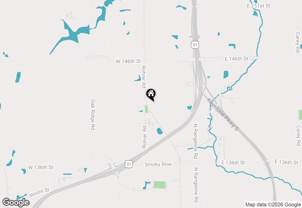 Map of 50 Granite Court, Carmel, IN 46032