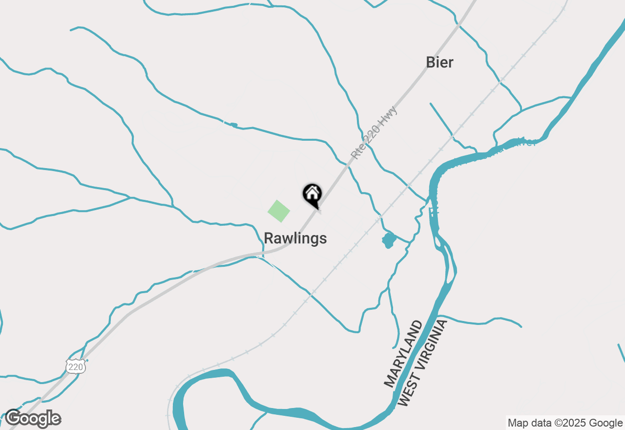 Map of 18818 Mcmullen Highway Sw, Rawlings, MD 21557