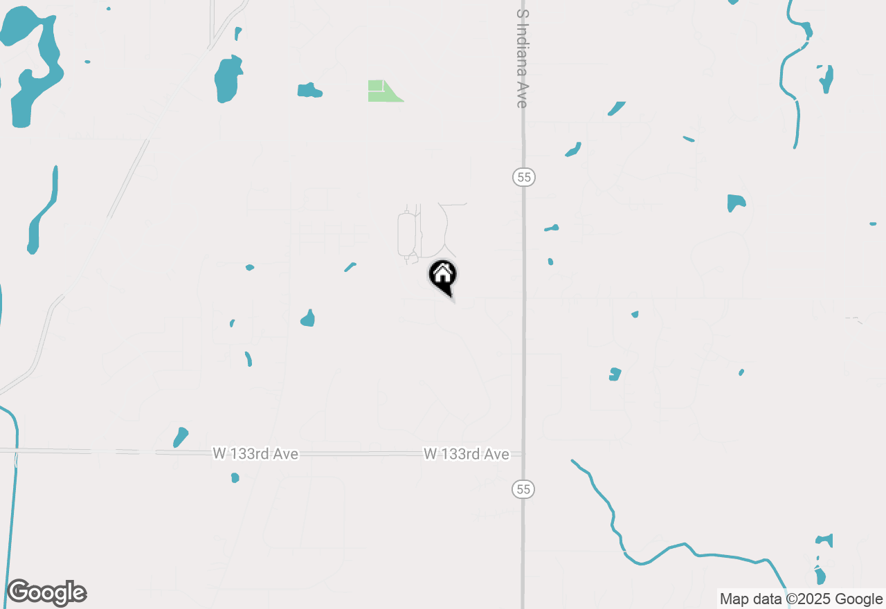 Map of 2025 W 129th Avenue, Crown Point, IN 46307