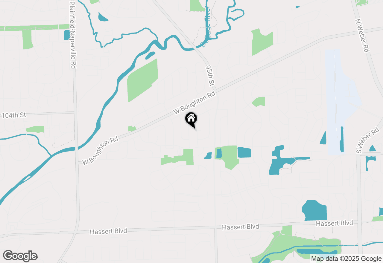 Map of 206 Sparrow Lane, Bolingbrook, IL 60490