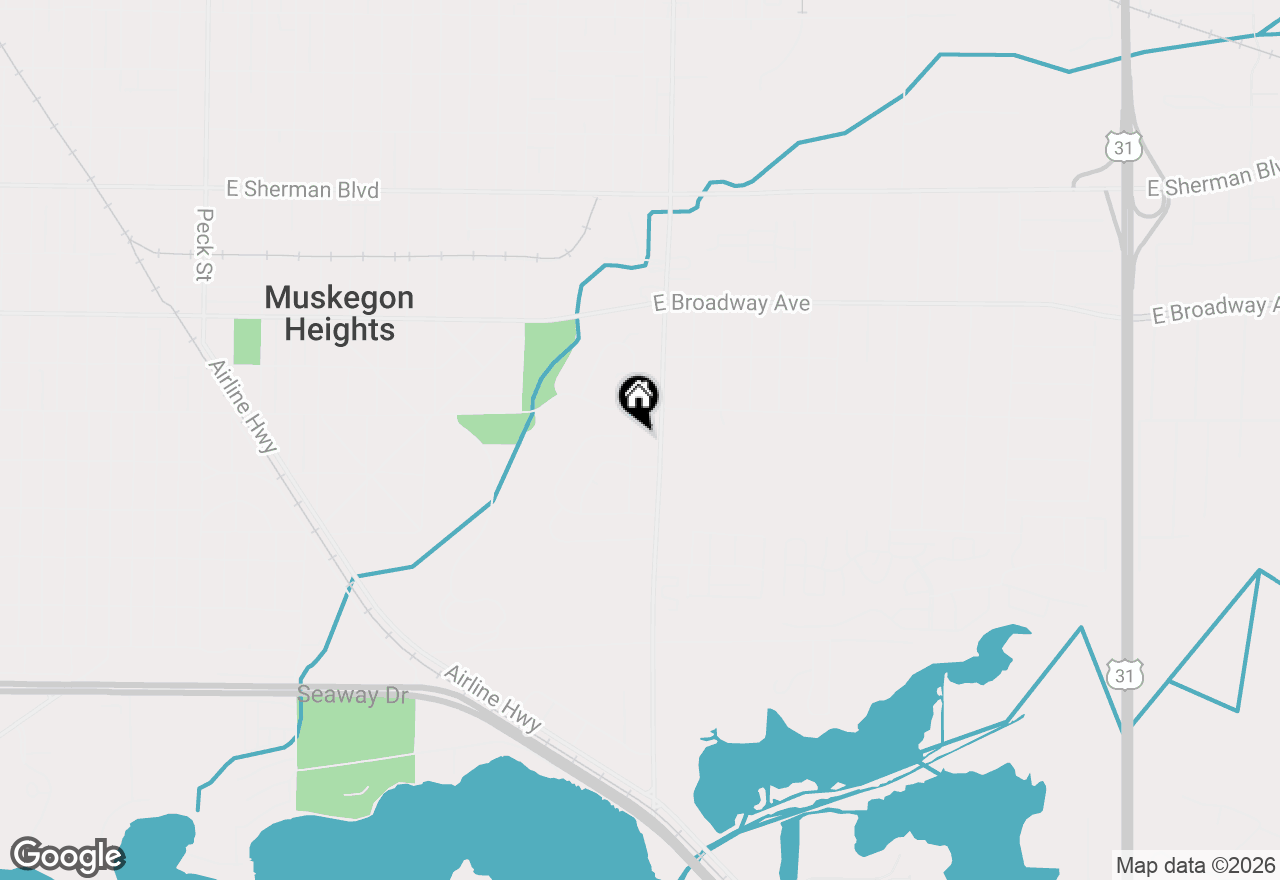 Map of 3024 Woodcliffe Drive, Muskegon, MI 49444