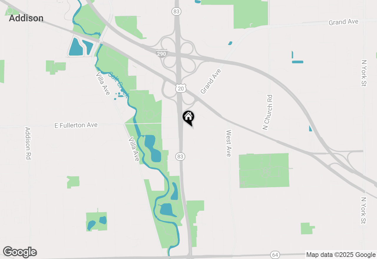 Map of 646 W Babcock Avenue, Elmhurst, IL 60126