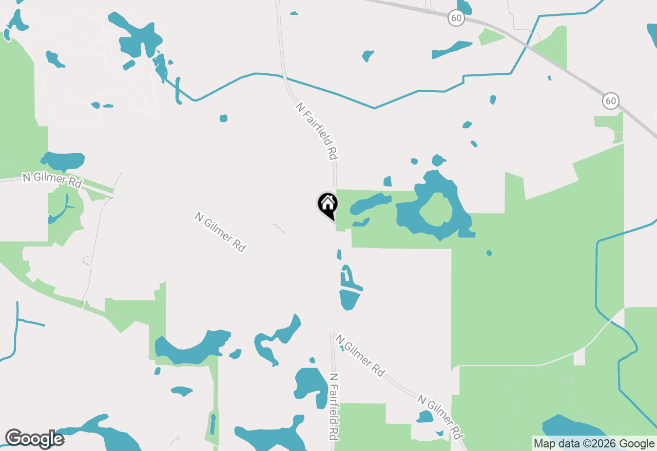 Map of (Address confidential), Wauconda, Illinois 60084