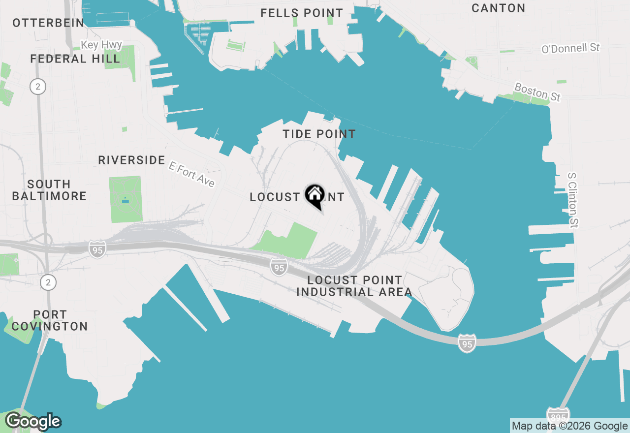 Map of 1422 Richardson Street, Baltimore, MD 21230