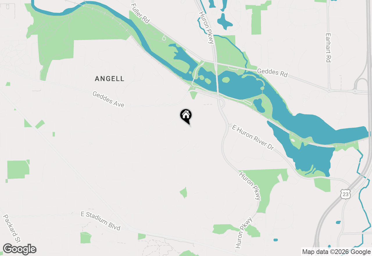 Map of 1060 Chestnut Street, Ann Arbor, MI 48104