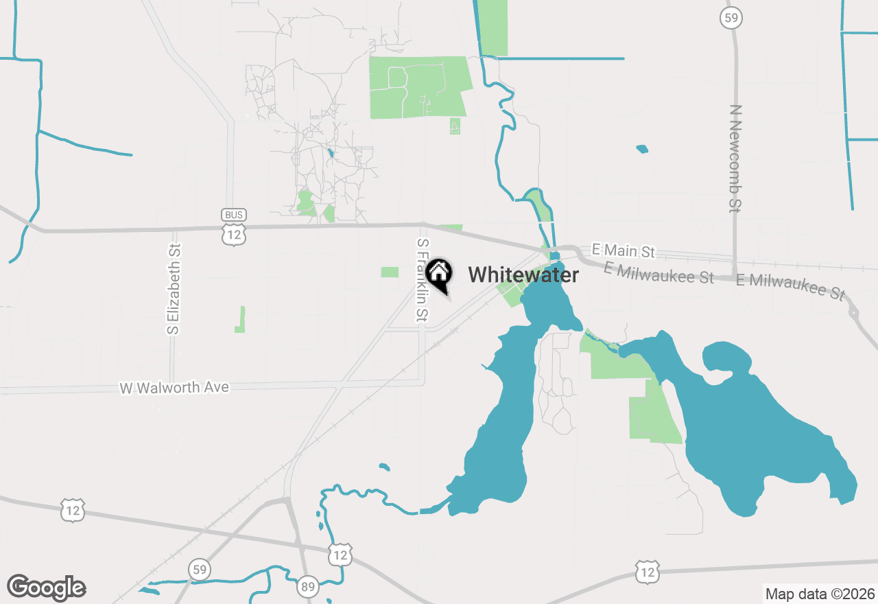 Map of 261 S Church St, Whitewater, WI 53190