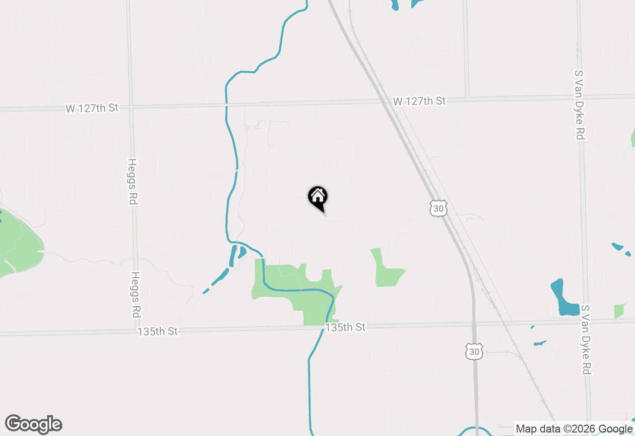 Map of 25308 W Sunderlin Road, Plainfield, IL 60585