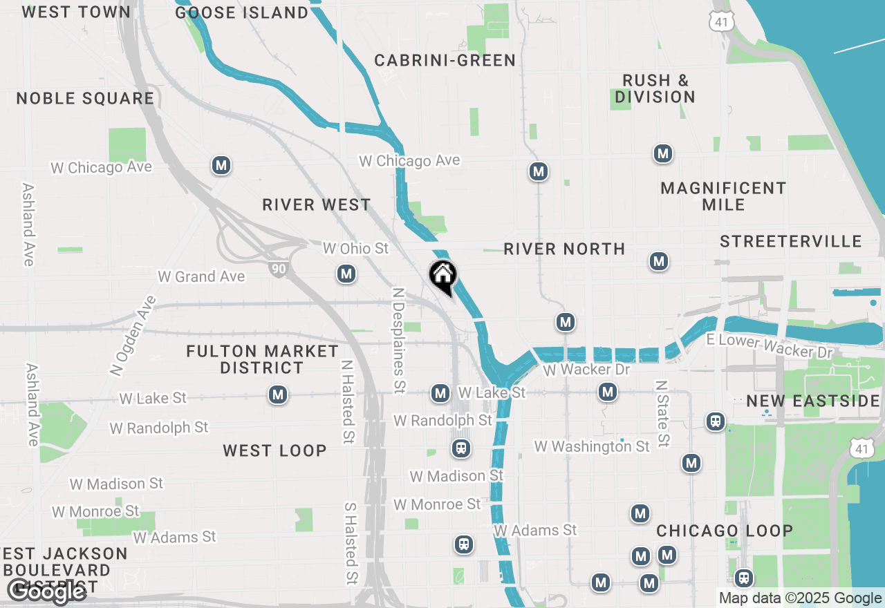 Map of 440 N Clinton Street, Chicago, IL 60654