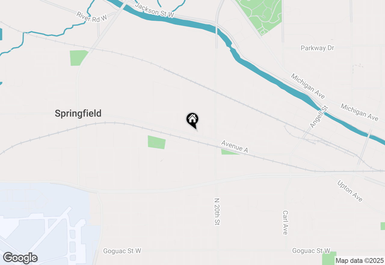 Map of 424 N 23rd Street, Springfield, MI 49037