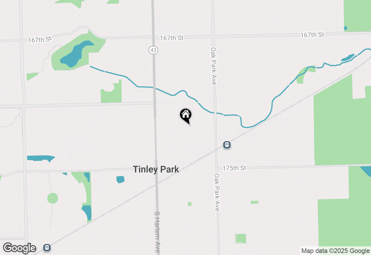 Map of 17227 70th Avenue, Tinley Park, IL 60477