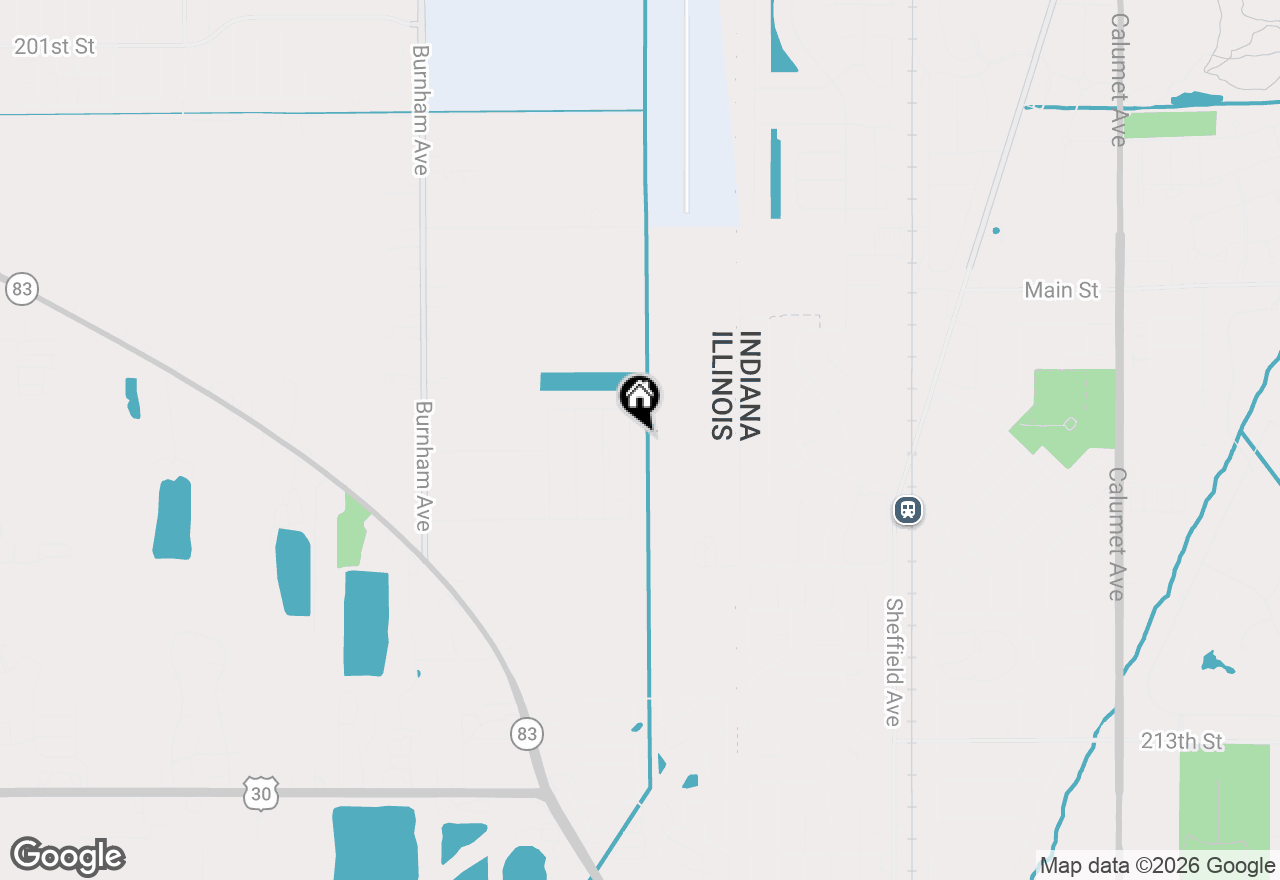 Map of 20825 Elwood Street, Lynwood, IL 60411