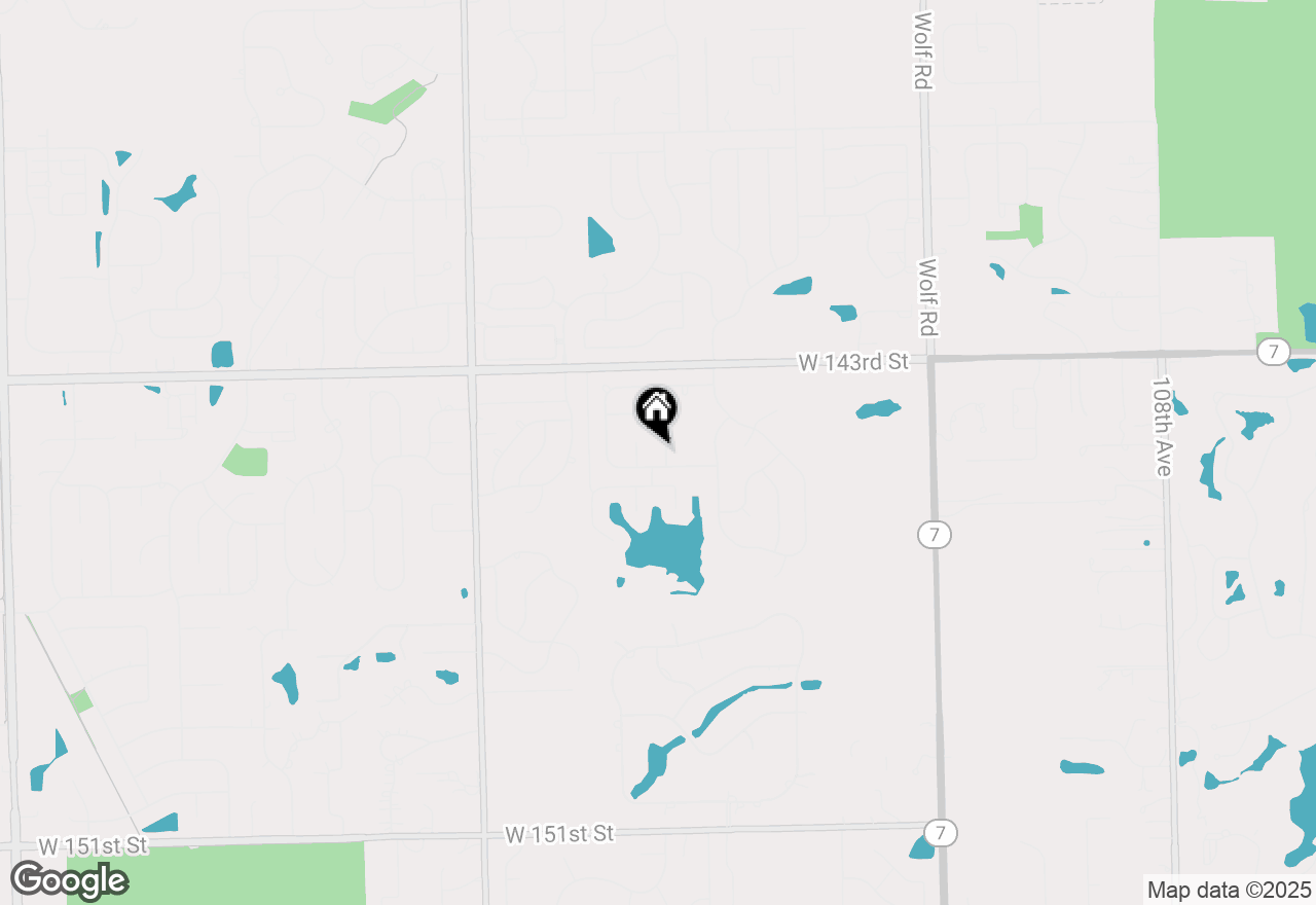 Map of 11637 Brookview Lane, Orland Park, IL 60467