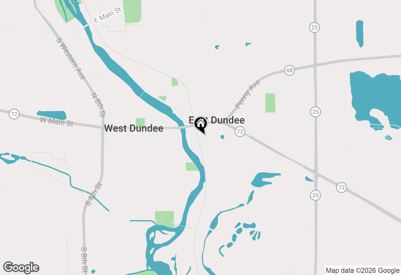 Map of 306 Johnson Street, East Dundee, IL 60118