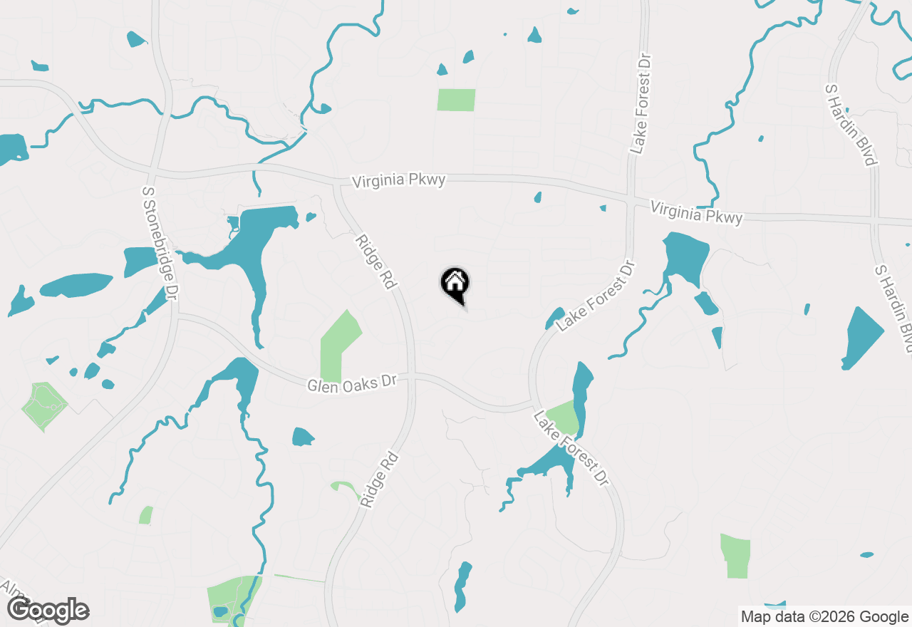 Map of 5426 Mill Run Drive, Mckinney, TX 75072