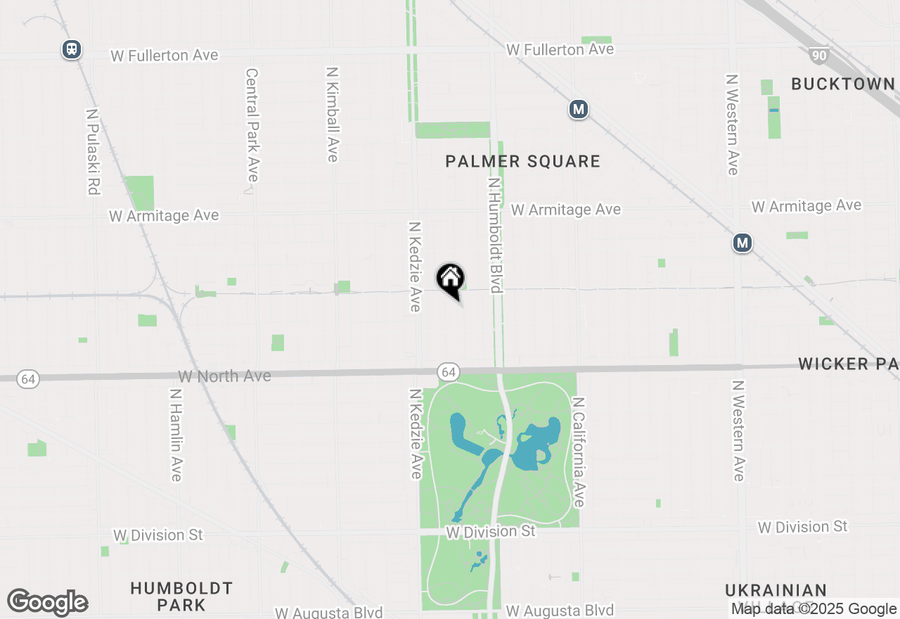 Map of 1732 N Albany Avenue, Chicago, IL 60647