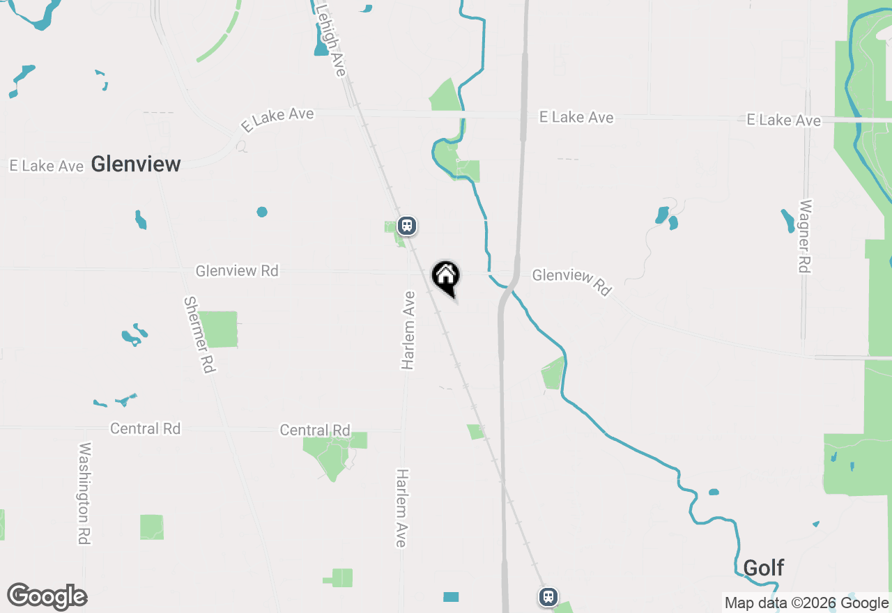 Map of 1777 Dewes Street #F, Glenview, IL 60025