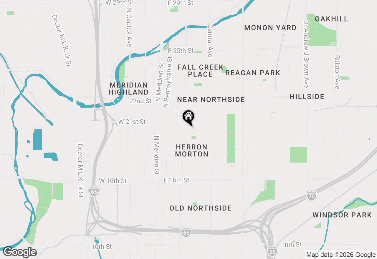 Map of 2008 N Alabama Street, Indianapolis, IN 46202