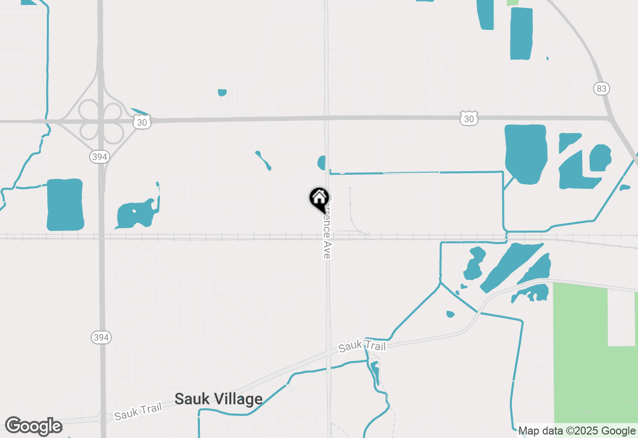 Map of 285 Park Lane, Sauk Village, IL 60411