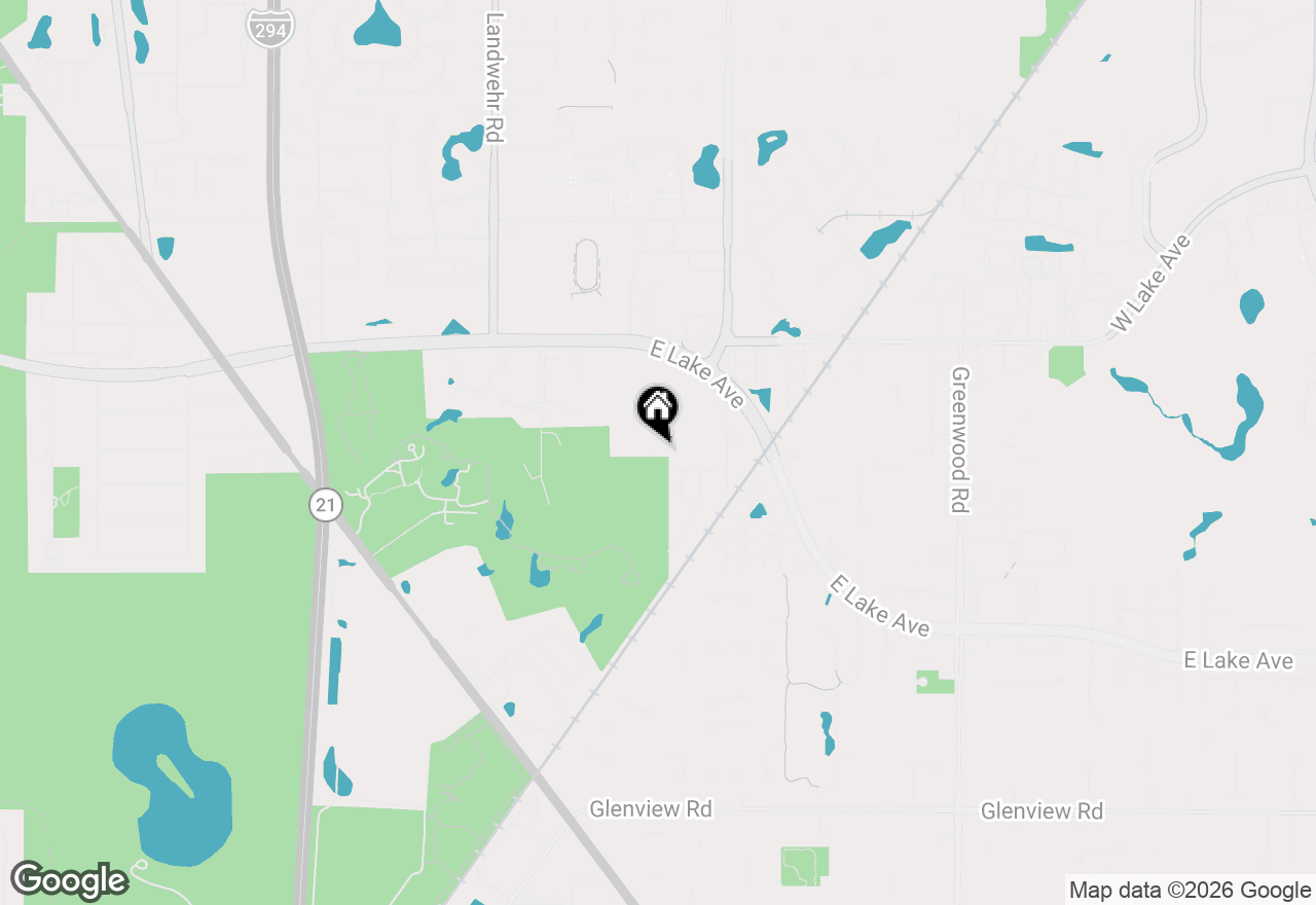 Map of 3849 Grace Lane, Glenview, IL 60025