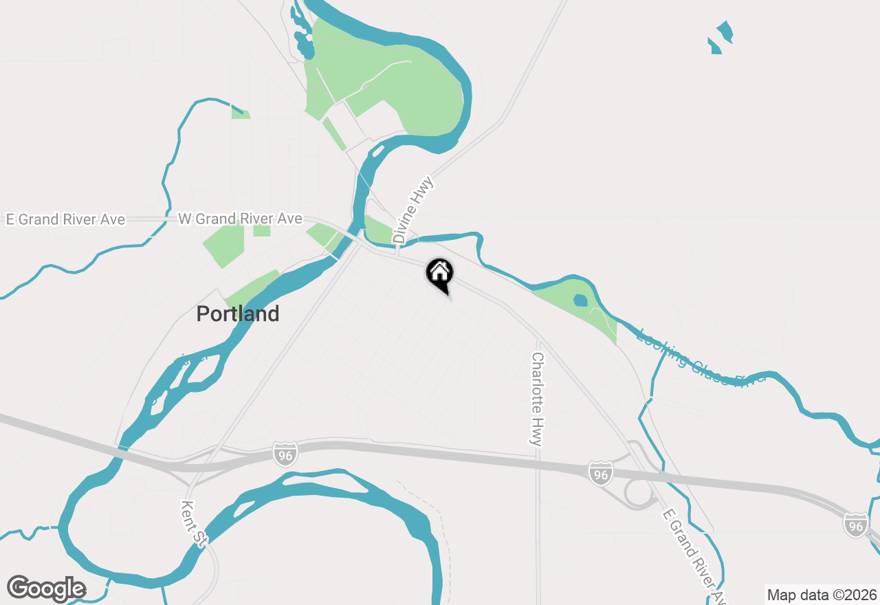 Map of 112 S Grant Street, Portland, MI 48875