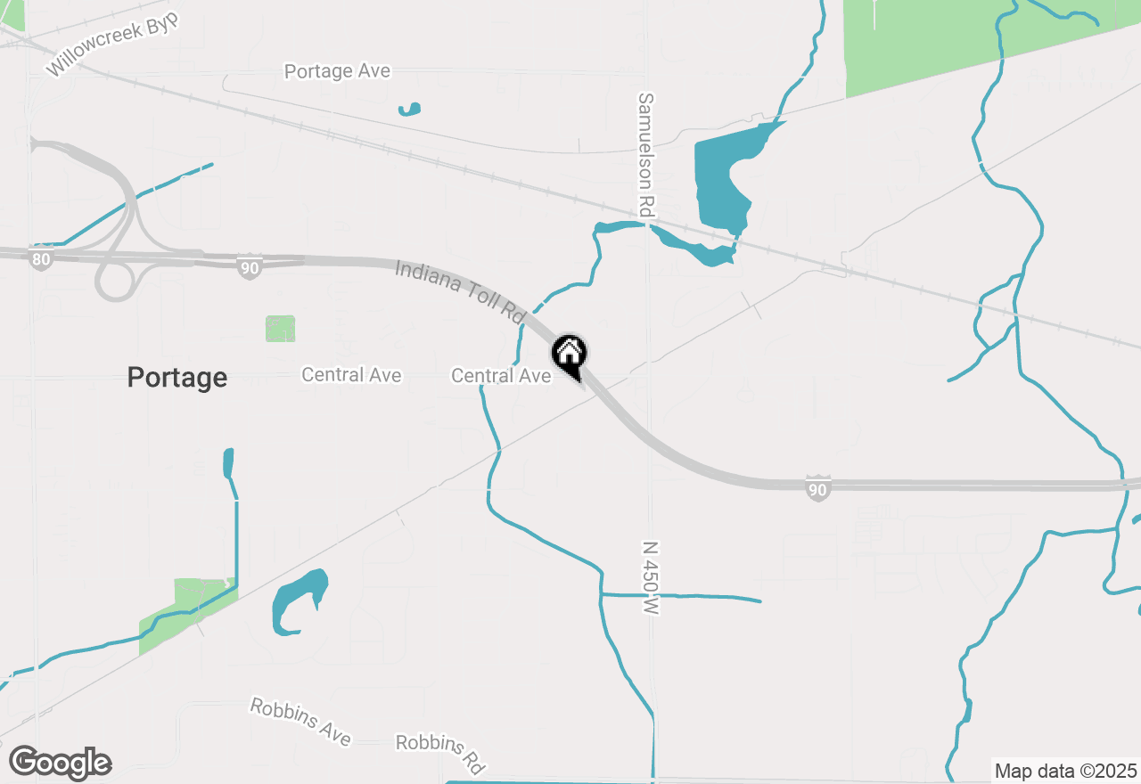 Map of 6645 Central Avenue, Portage, IN 46368