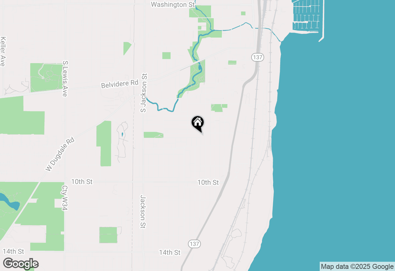 Map of 521 May Street, Waukegan, IL 60085