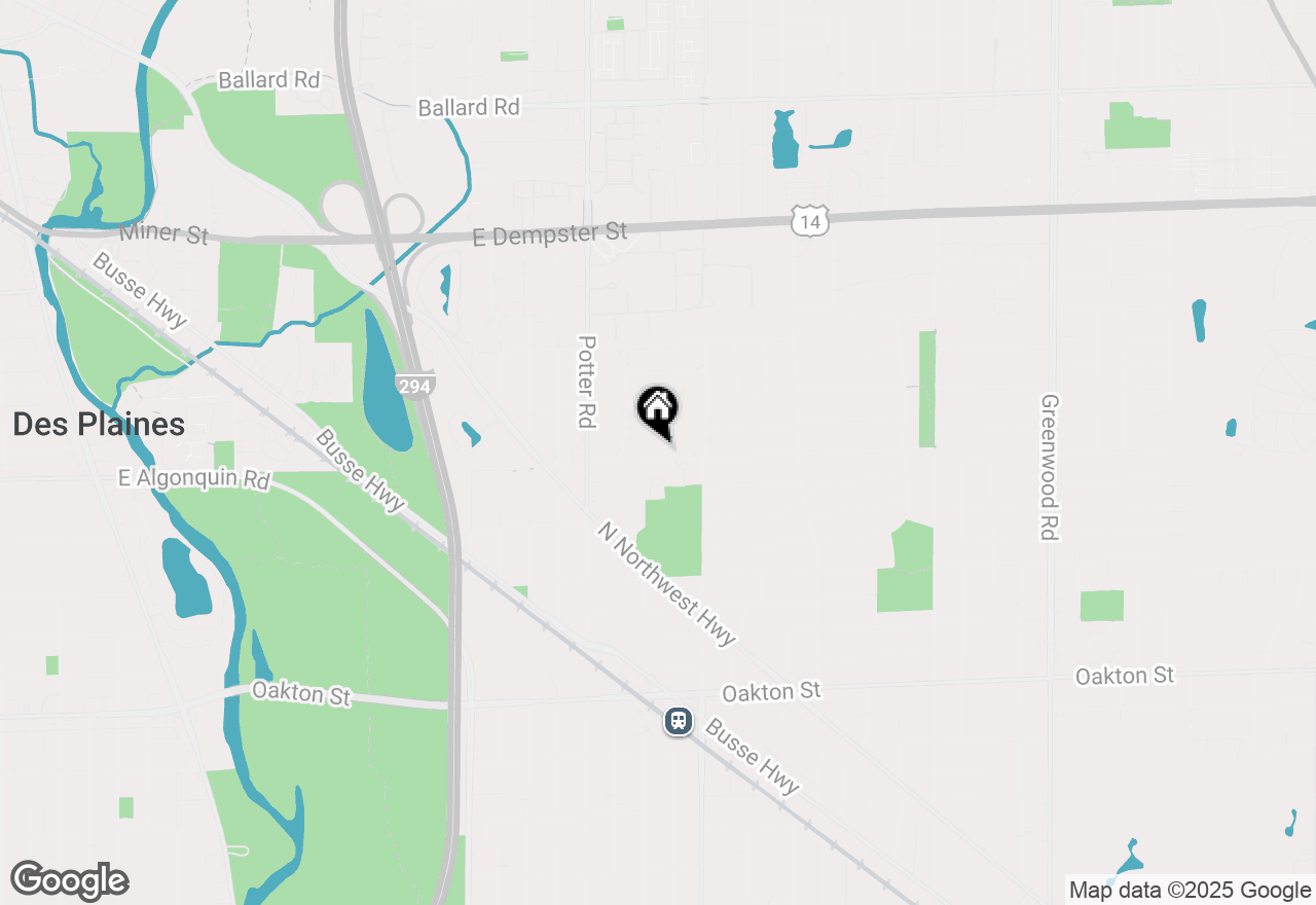 Map of 2392 Manor Lane, Park Ridge, IL 60068