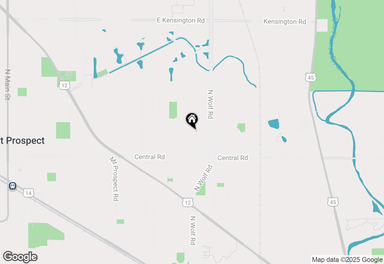 Map of (Address confidential), Mount Prospect, Illinois 60056