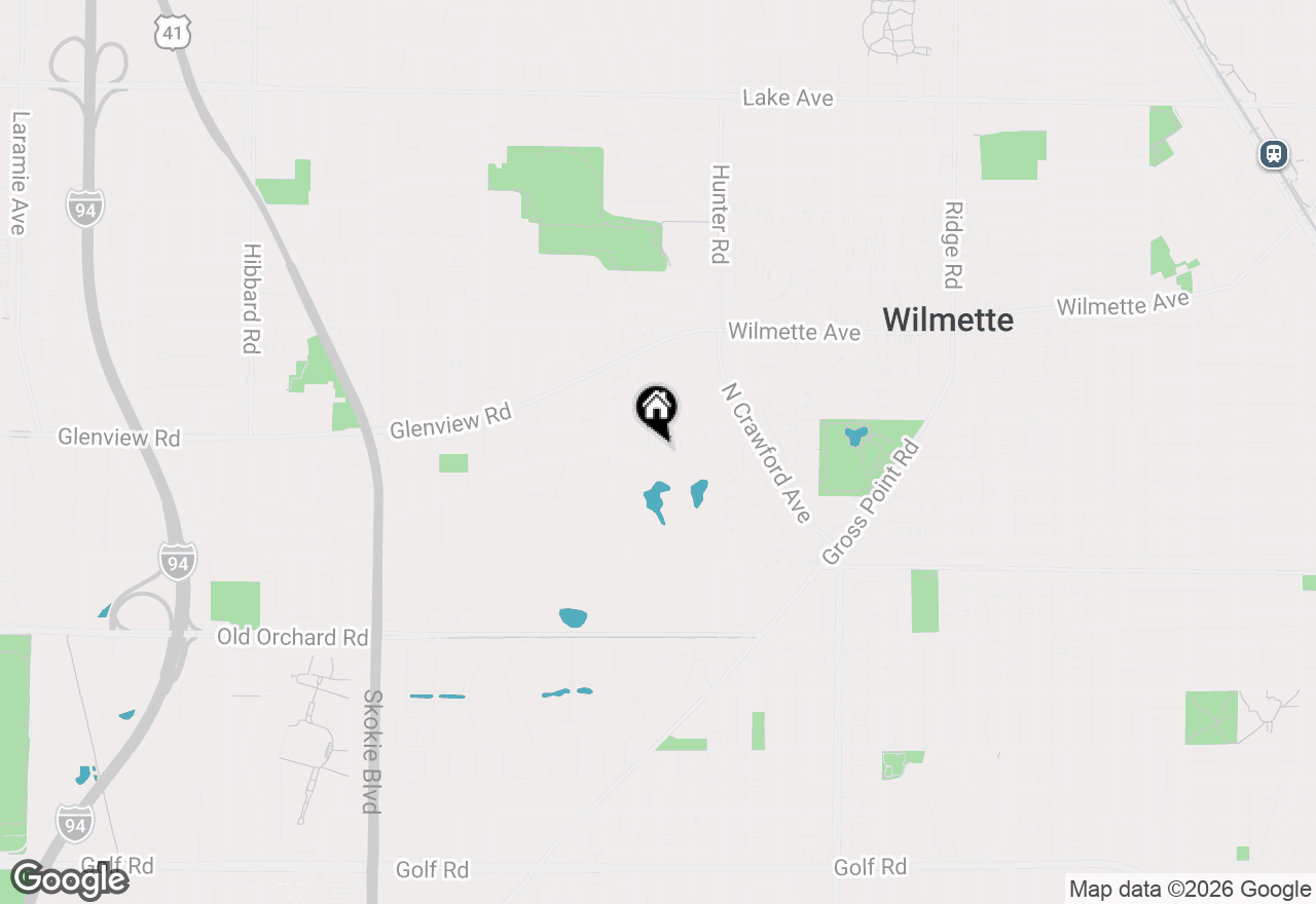 Map of 2403 Old Glenview Road, Wilmette, IL 60091