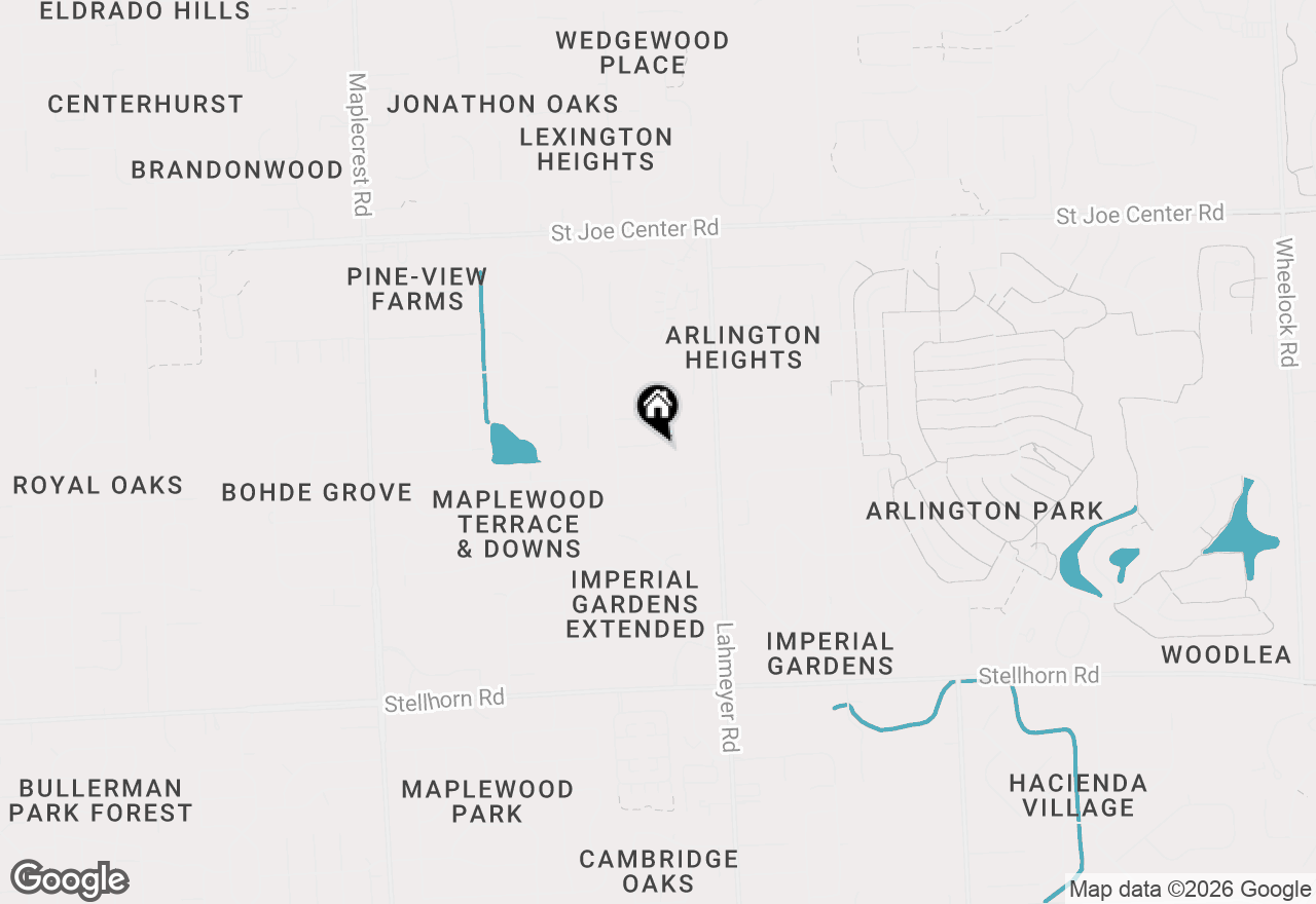 Map of 7214 Sandyridge Place, Fort Wayne, IN 46835