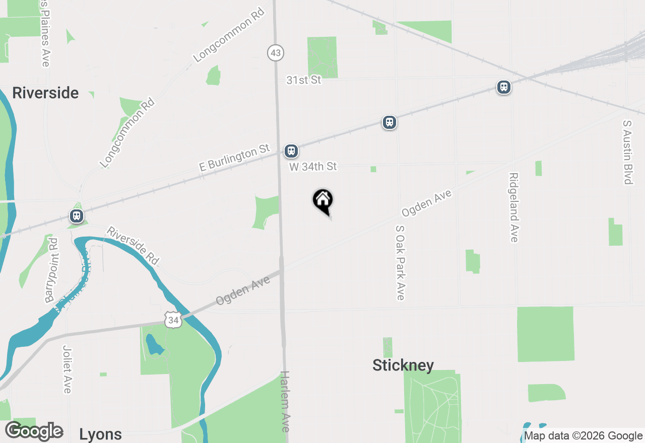 Map of 3546 Wenonah Avenue, Berwyn, IL 60402