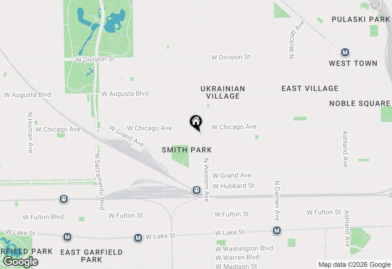 Map of 2434 W Superior Street, Chicago, IL 60612