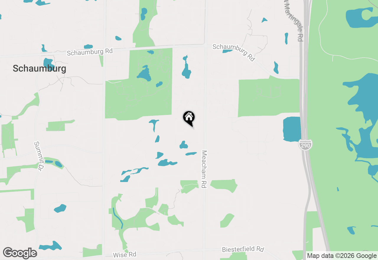 Map of 1353 Grantham Drive, Schaumburg, IL 60193