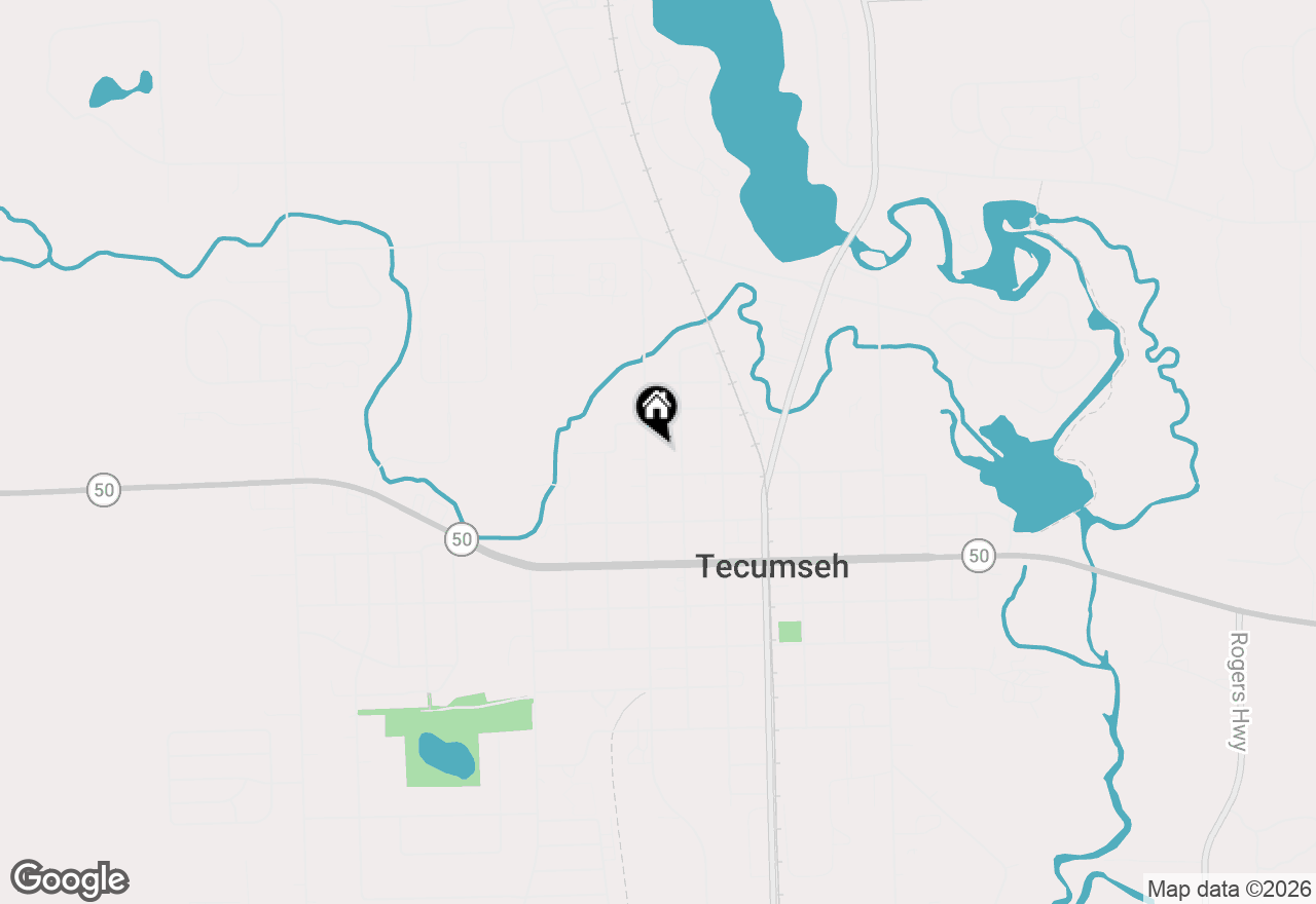 Map of 310 N Union Street, Tecumseh, MI 49286