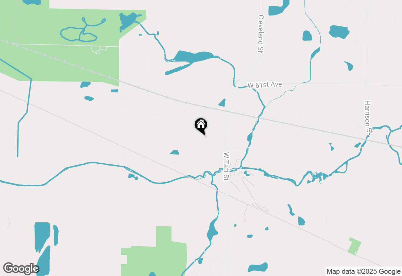 Map of 2481 W 64th Avenue, Merrillville, IN 46410