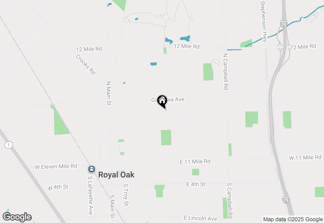 Map of 805 Forest Avenue, Royal Oak, MI 48067