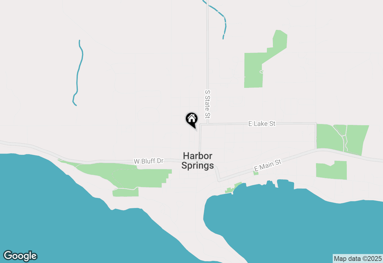 Map of 640 Harrison Street, Harbor Springs, MI 49740
