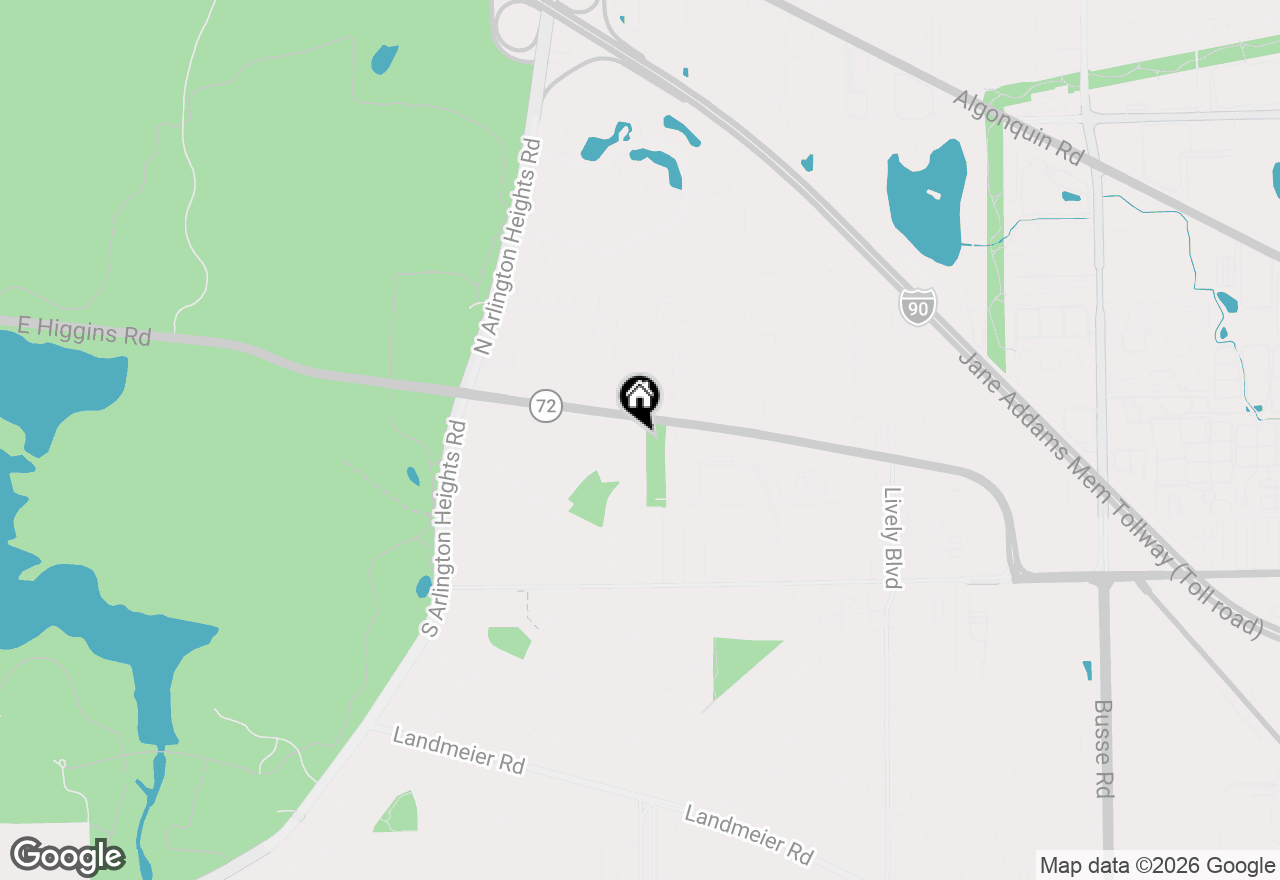 Map of 5 Wildwood Road, Elk Grove Village, IL 60007