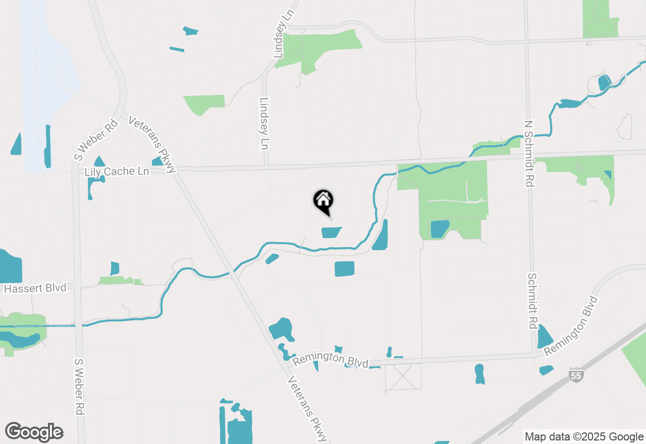 Map of 861 Bellflower Lane, Bolingbrook, IL 60440