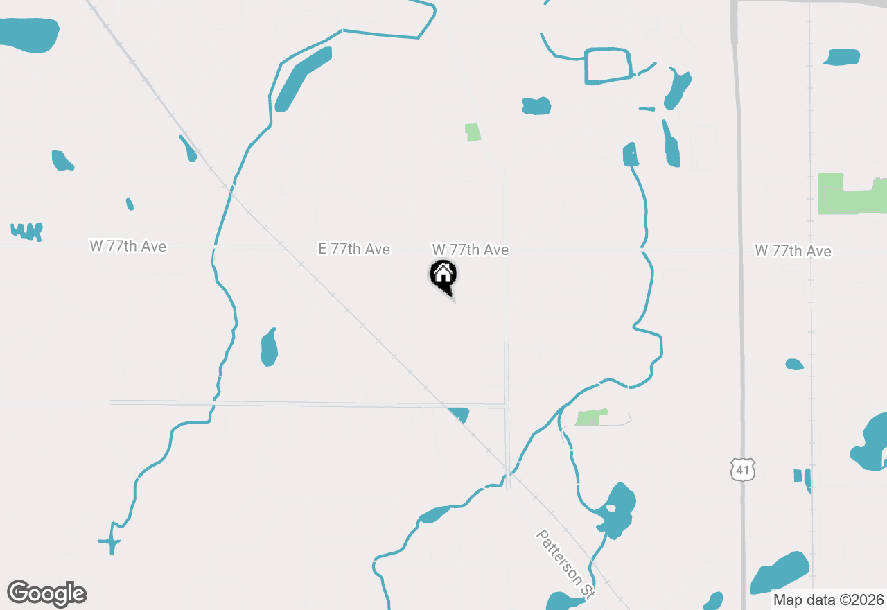 Map of 2521 Ashley Avenue, Schererville, IN 46375
