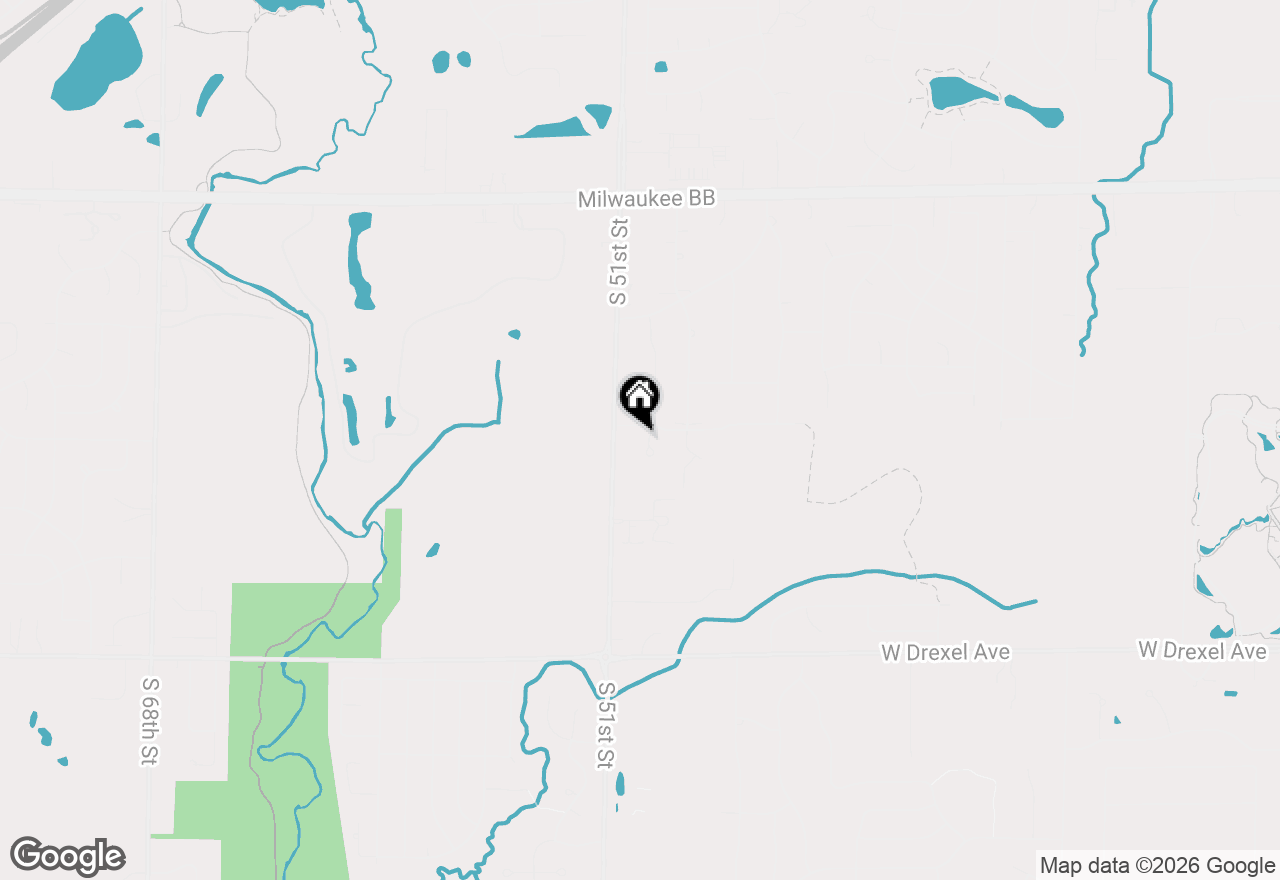 Map of 7519 S 50th Ct, Franklin, WI 53132