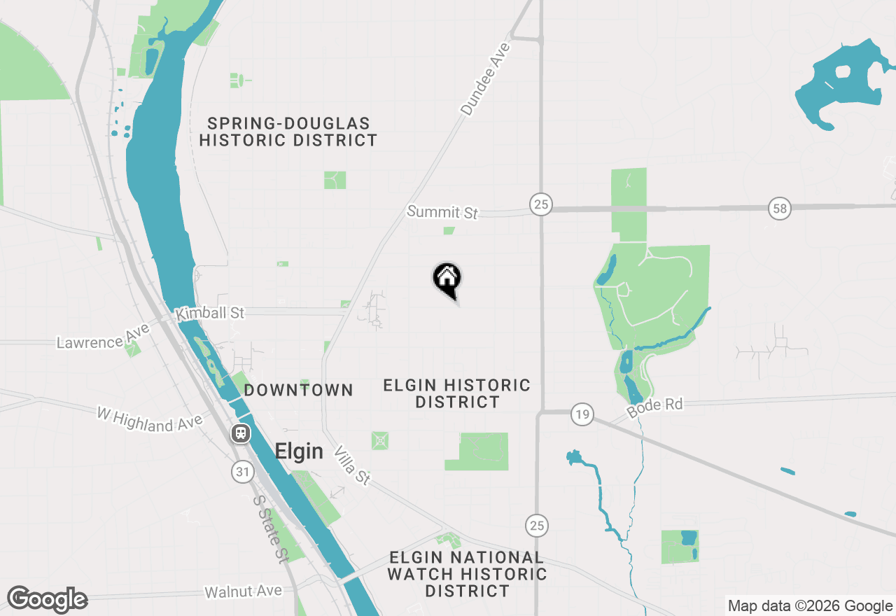 Map of 441 Addison Street #4, Elgin, IL 60120