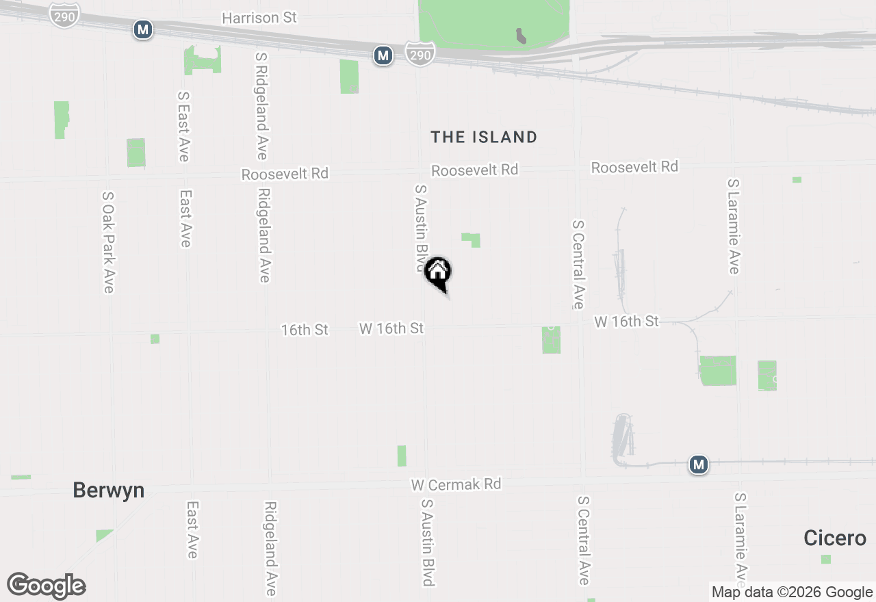 Map of 1514 S 59th Court, Cicero, IL 60804