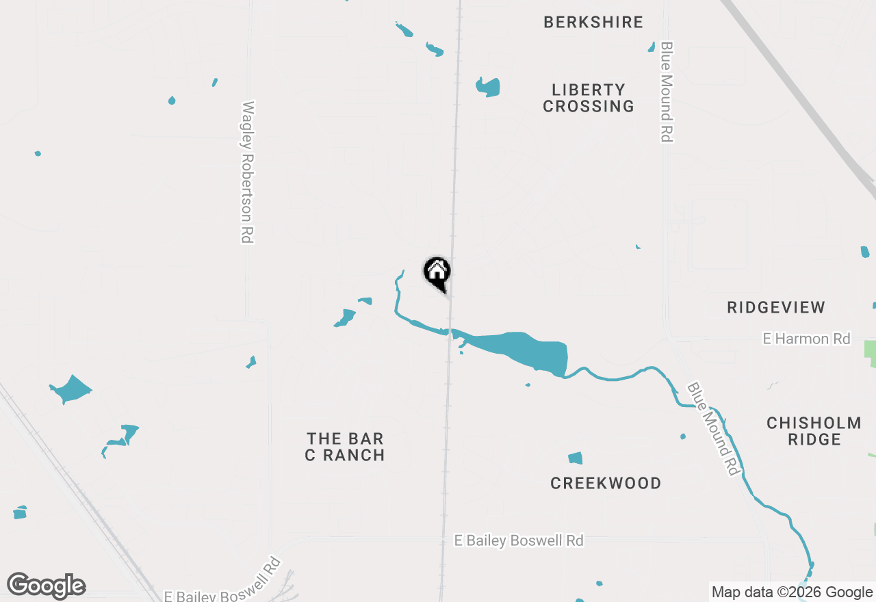 Map of 104 Piping Rock Drive, Fort Worth, TX 76131