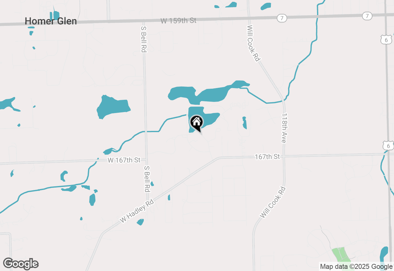 Map of 12308 W Mackinac Road, Homer Glen, IL 60491