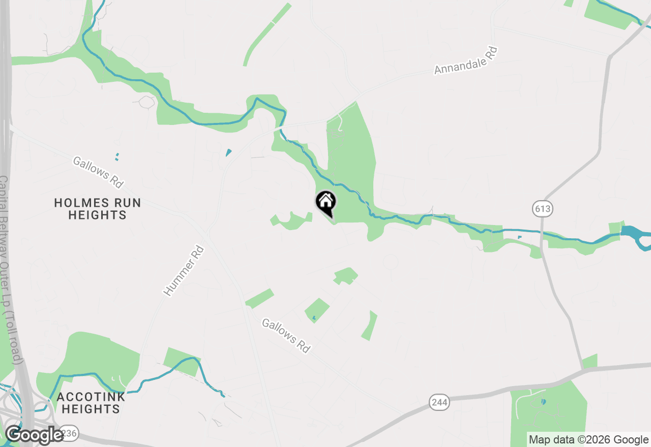 Map of 3539 Marvin Street, Annandale, VA 22003