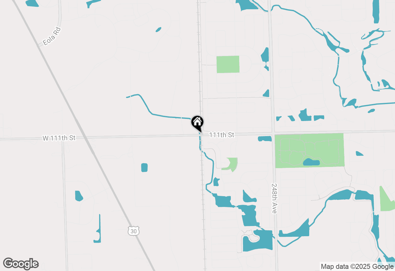 Map of 24137 W 111th Street #F, Naperville, IL 60564