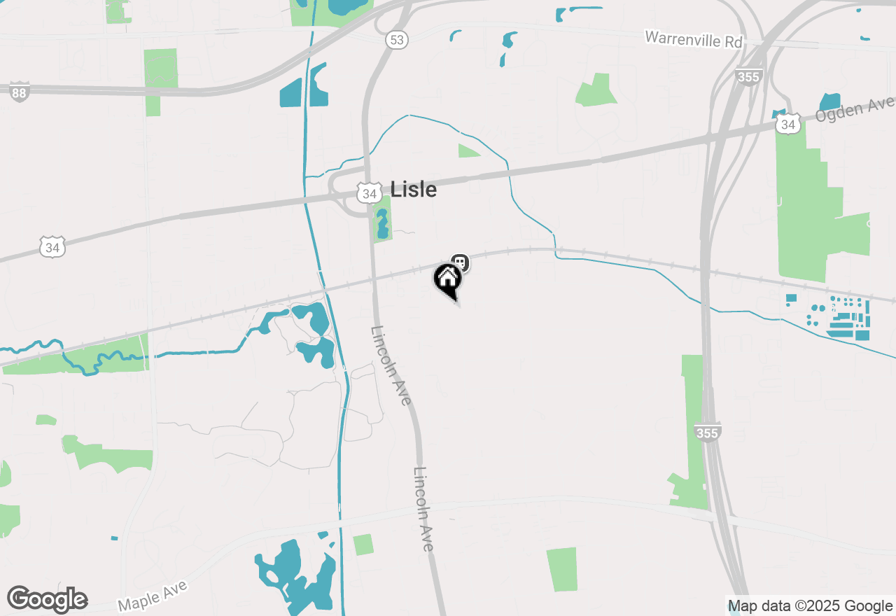 Map of 1005 Division Street, Lisle, IL 60532