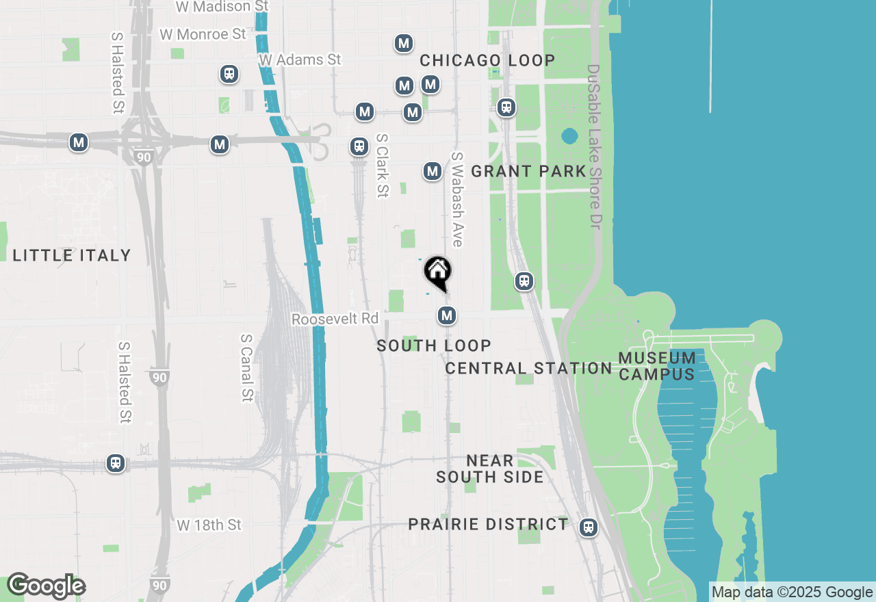 Map of 1133 S State Street #506, Chicago, IL 60605